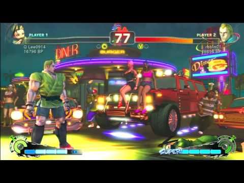 SSF4 Rank Match  Q Lee0914 (IB)  vs  robin01 (AB)