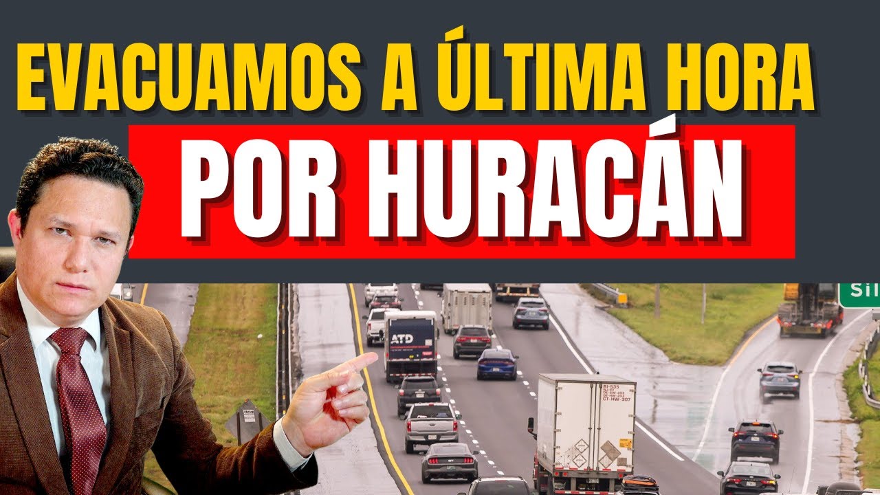ME TOCÓ EVACUAR ANTE AMENAZA DE VIENTOS DE MÁS DE 120 MPH DE HURACÁN MILTON