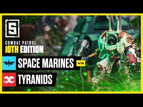 Space Marines vs Tyranids | Warhammer 40k 10th Edition Combat Patrol Battle Report