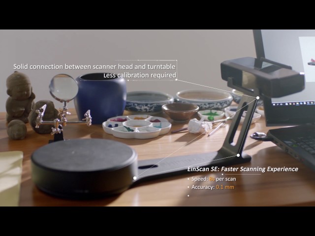 Video Teaser für EinScan-SE & EinScan-SP - Desktop 3D Scanner - SHINING 3D Digitizing Solutions