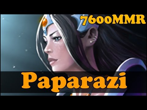 Dota 2 - Paparazi 7600 MMR Plays Mirana - Gameplay