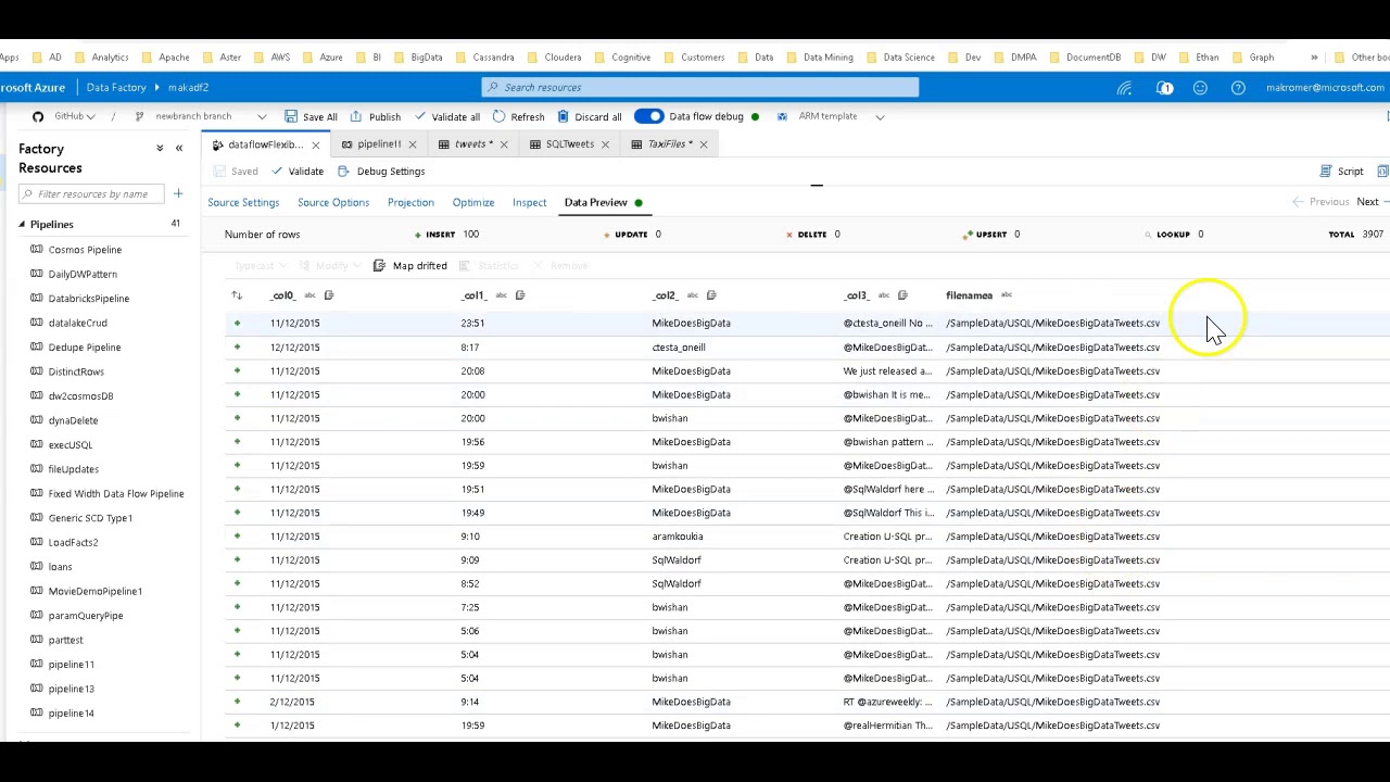 Flexible database loading from files with ADF