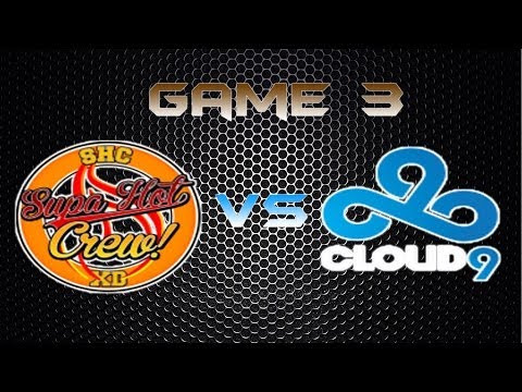 Supa Hot Crew vs Cloud9 Eclipse Game 3 | S4 EU LCS Summer Promotion 2014 | SHC vs C9E