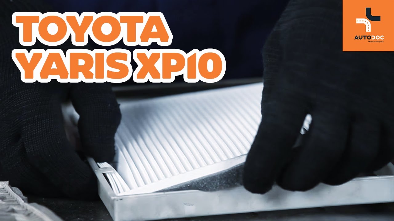 Cómo cambiar: filtro de polen - Toyota Yaris P1 | Guía de sustitución