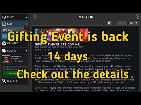 Gifting Event details & all milestones || MCOC