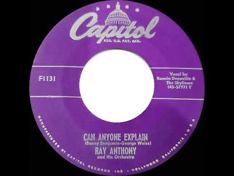 1950 Ray Anthony - Can Anyone Explain (Ronnie Deauville & The Skyliners, vocal)