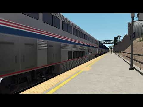 (TS2020) Amtrak 768 departs Solana Beach