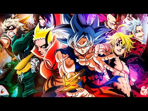 💥 NARUTO Y BOKU NO HERO VS DRAGON BALL Y NANATSU NO TAIZAI 💥 || ESPECIAL 100K || BYAKI FT VARIOS
