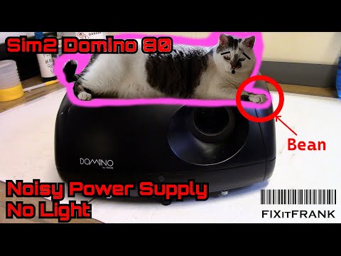 Sim2 Domino 80 DLP Projector Repair | No Light | Power Supply Repair