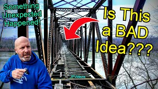 Something COMPLETELY UNEXPECTED Happened While Filming! Abandoned Train Bridge