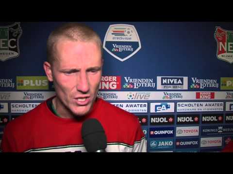 Reactie Nick vd Velden na afloop van N.E.C. - FC Utrecht