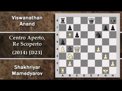 Partite Commentate di Scacchi 87 - Mamedyarov vs Anand -Centro Aperto,Re Scoperto- CT(3) 2014 [D23]