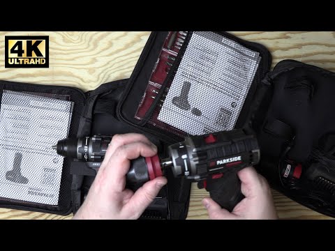 Lidl Parkside Cordless Drill Driver Set 12V PBSPA 12 C3