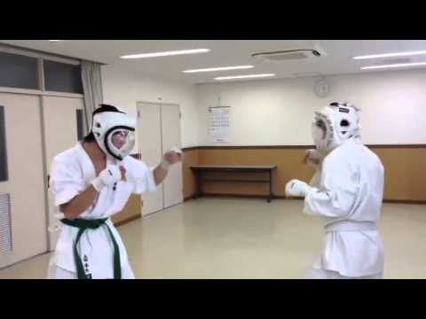 武禅館スパーリング（格闘空手ルール）2014.06.21