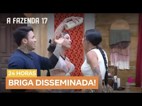 Contestants cause a massive brawl at the farm headquarters: 'Come yell at me' | The Farm 17