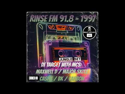 Jungle DNB Set DJ Target with MC Maxwell D - Rinse FM 91.8 (London)