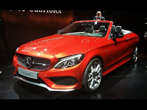 2017 Mercedes C-Class Convertible First Look - 2016 Geneva Motor Show