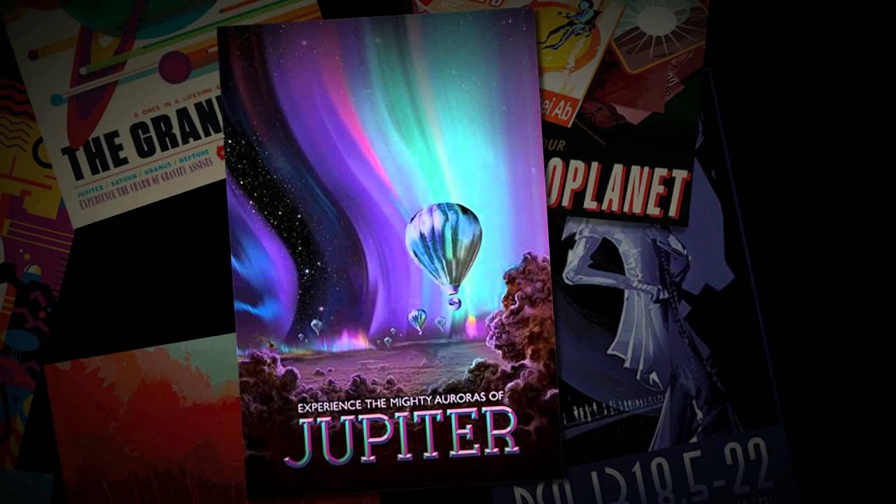 Vintage Space Travel Posters