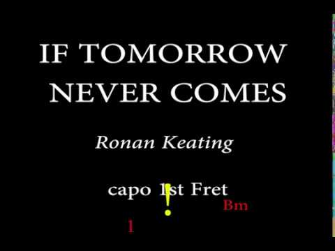 If tomorrow neves comes - Ronan Keating