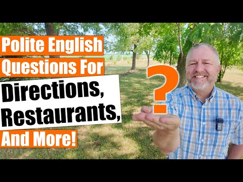 跟著加拿大人Bob學英文系列：學習如何禮貌地用英語問路、用餐、提建議！ (Learn How To Ask Polite English Questions For Directions, In Restaurants, Suggestions, and More!)