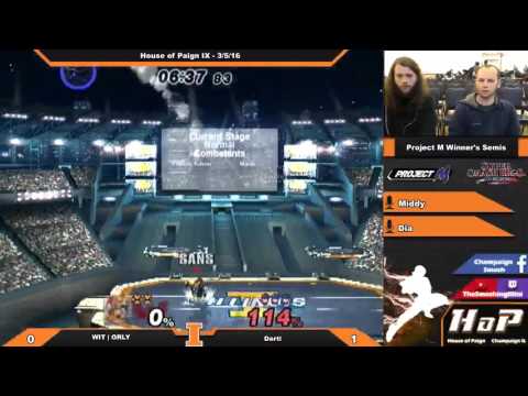 [House of Paign IX] WIT | ORLY (Captain Falcon) vs. IX | Dart! (Marth) PM Winner's Semis