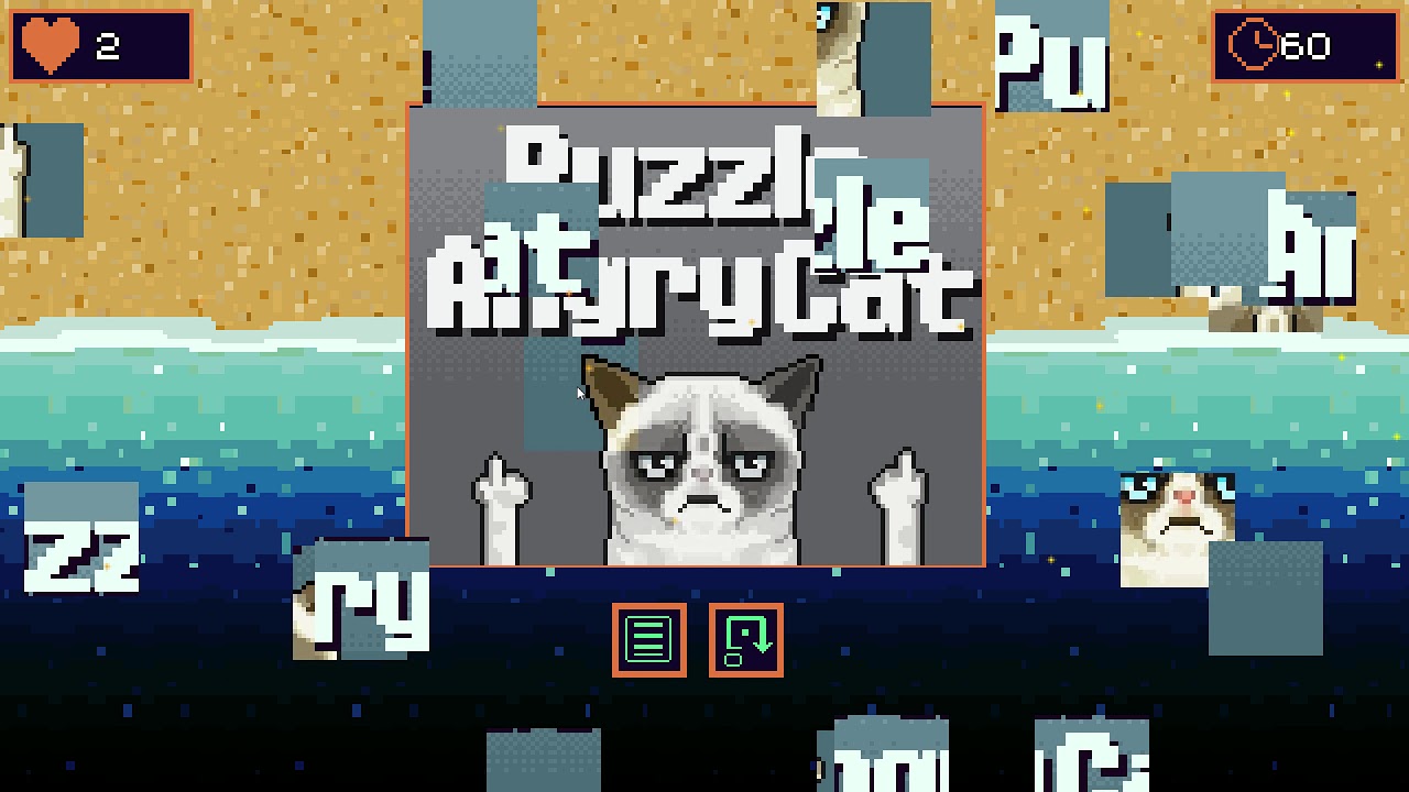 Puzzle Angry Cat ✔ Gameplay ✔ PC Steam game 2020 ✔ Full HD 1080p60FPS