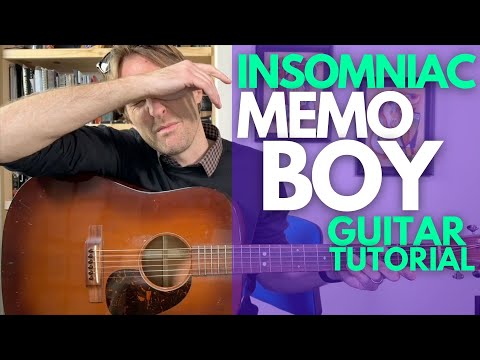 Insomniac by Memo Boy Guitar Tutorial - Guitar Lessons with Stuart!