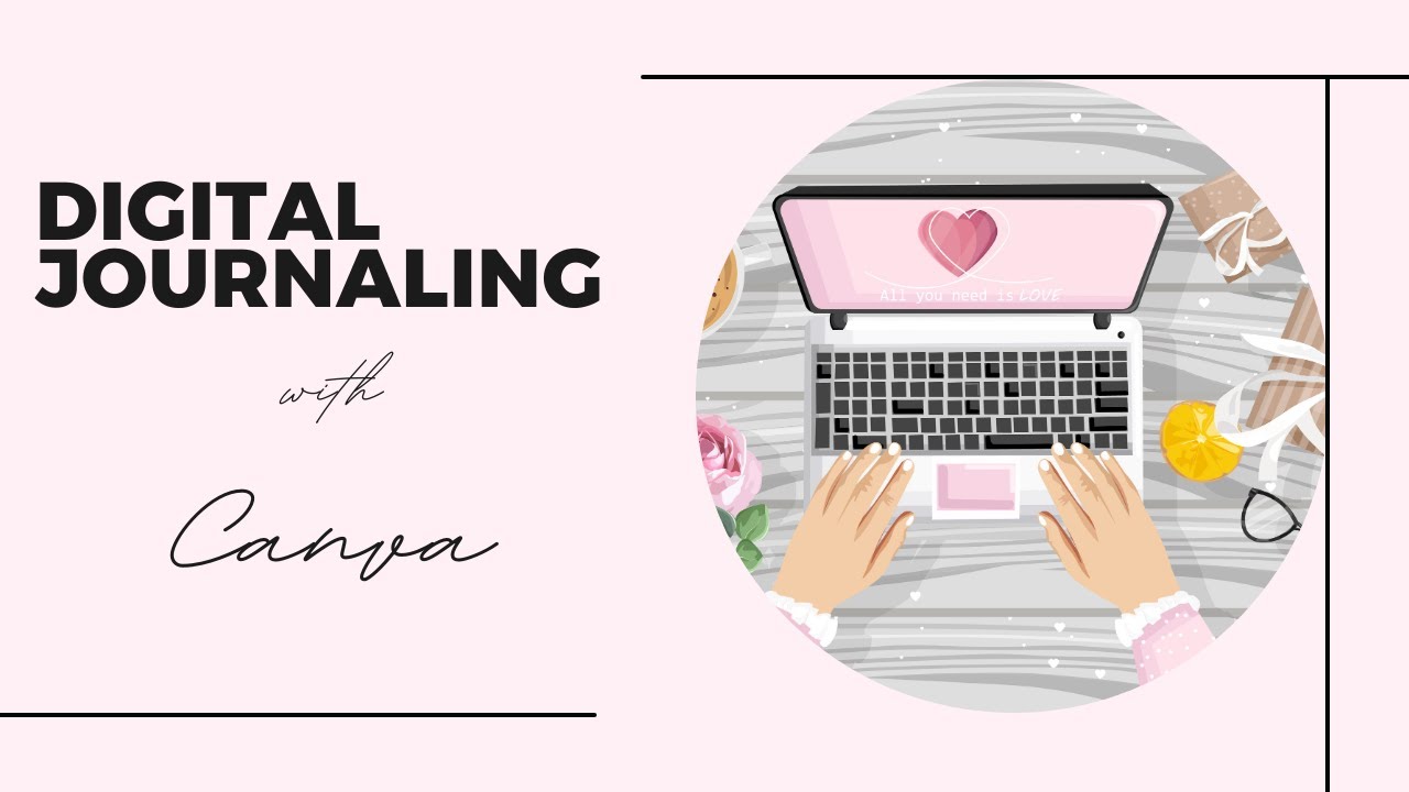 Digital Journal with Canva | Self Reflection Journal | Journaling Guide
