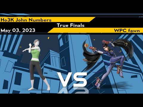 Xeno291 GRAND FINALS - John Numbers (Wii Fit Trainer) vs fawn (Bayonetta) - SSBU Ultimate Tournament