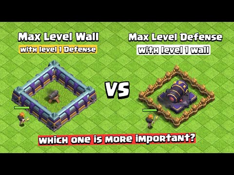Wall VS Defense | Clash of Clans