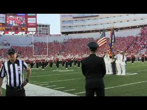 Badger Band - Field View 9-15-2012 Pre-Game/Halftime