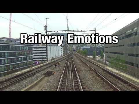 🚆 Bewölkter Himmel über der Bahn (Führerstandsmitfahrt Schweiz | S16 Herrliberg - Zürich Flughafen)