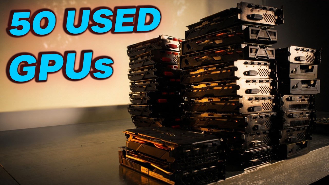 I Tested 51 Abandoned Used GPUs… How Many Survived?