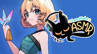 【ASMR】Panned ASMR + Onomatopoeia and Ear Massage