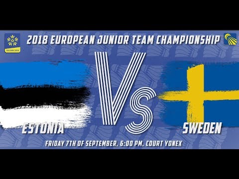 Estonia (Ajupov / Üprus) vs Sweden (Sjoo / Z-Bexell) - D1M1 - European Jnr. Team C’ships 2018