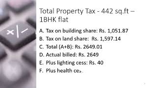 Gram Panchayat Tax Part 2   Calculations