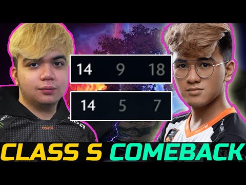FNATIC.RAVEN VS TNC.GABBI - INTENSE CLASS S CARRIES COMEBACK DOTA 2