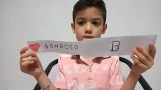 Aluno Luygi do 2° Ano,deixando sua homenagem para o papai
