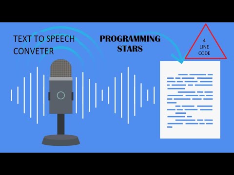Text To Speech Converter In Python In Just 4 Lines Code Coding Python Programming