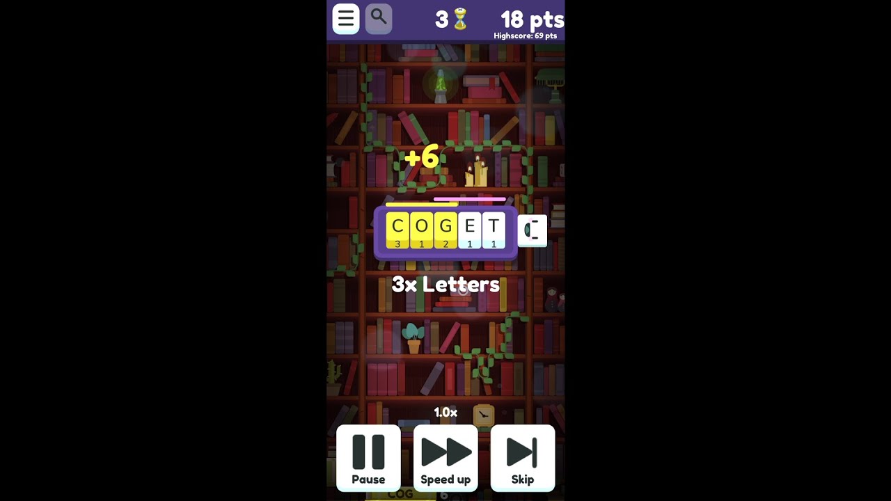 Words Collide (by Lamington Games) - free offline word puzzle game for Android and iOS - gameplay.