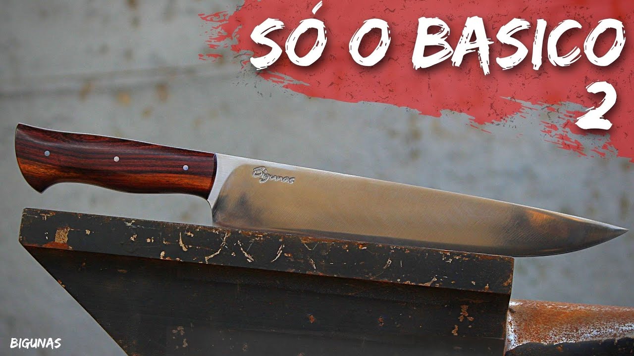 FACA DE CHURRASCO com FERRAMENTAS BÁSICAS - (*Versão narrada na descrição!*)