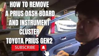 How To Remove a Prius Dash Board And Instrument Cluster