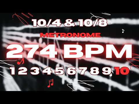 274 BPM - 10/4 & 10/8 Metronome