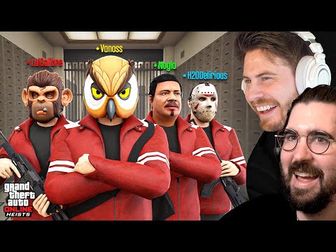 ALL OF THE GTA 5 VANOSS CREW HEISTS - Nogla & Terroriser React!