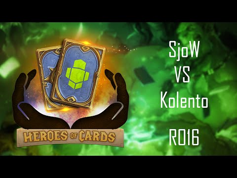 Heroes of Cards #5 - SjoW vs Kolento (RO16)
