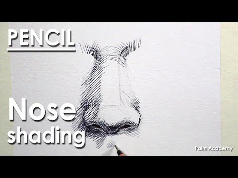 Pen and Ink Drawing How to Shade A Nose