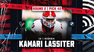 Kamari Lassiter's initial press conference after he was drafted by the Houston Texans