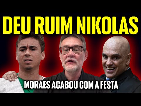 JOÃO CEZAR NO ICL: A CAMINHADA CENOGRÁFICA DE NIKOLAS NÃO DEU CERTO E MORAES ACABOU COM A PALHAÇADA!
