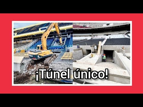 🏗🏟¡Reacción a las obras en el túnel único del Gigante de Arroyito! + ¿Será igual al del Monumental?