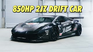 Revealing our finished Lamborghini drift car with 850hp 2JZ swap!
